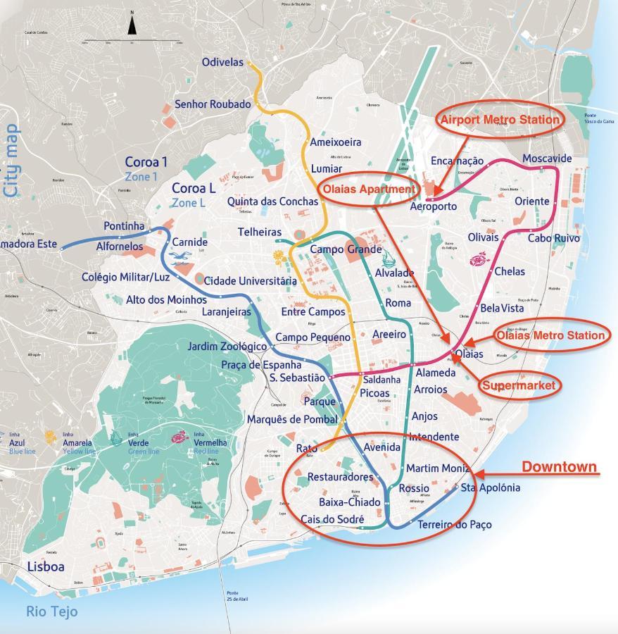 1-Minute Walk To The Metro And 2 To The Supermarket Lisbon Luaran gambar